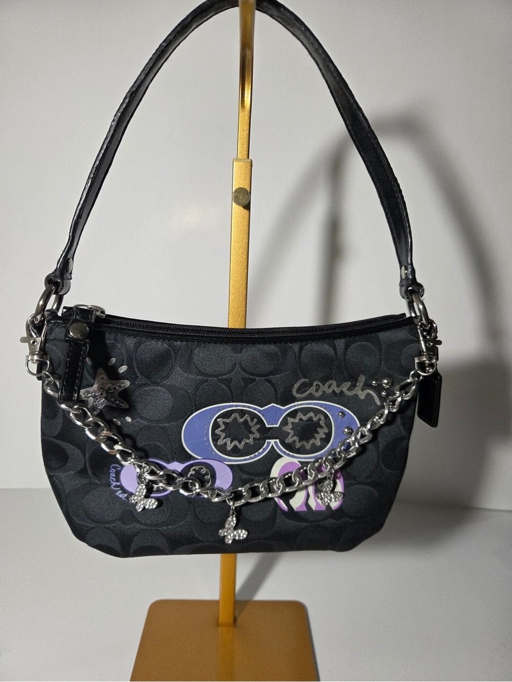 ✨ Vintage Y2K Coach Signature Graphic Shoulder Bag ✨
